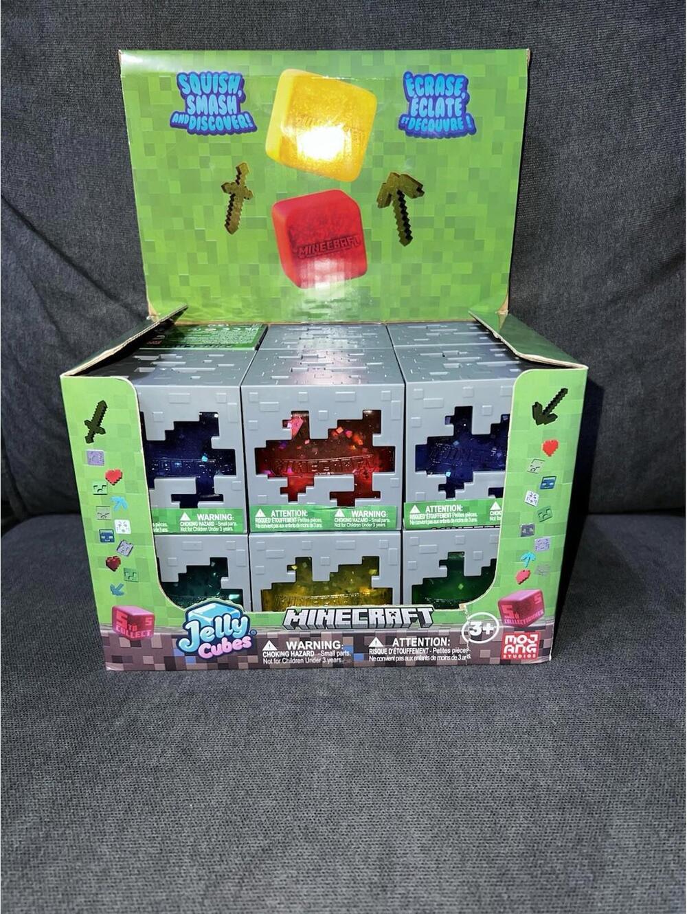 MINECRAFT JELLY CUBES - Viral Squishy IN HAND NEW RARE 1 RANDOM COLOR SHIPS ASAP